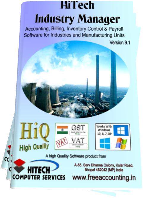 Accounting software for industry