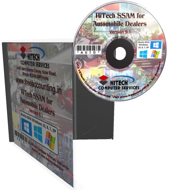 Automobile Dealers Accounting Software CD Case