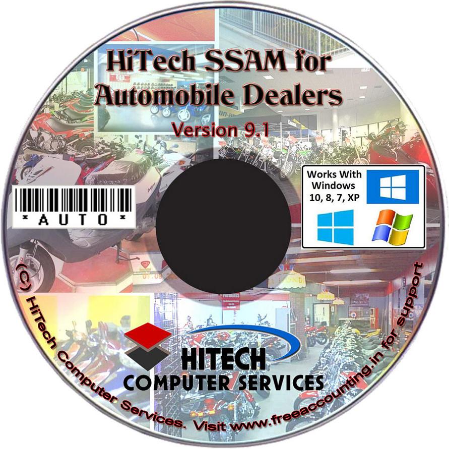 Automobile Dealers Accounting Software CD