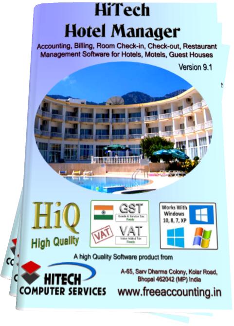 Hotel reservations software , hotel accounting software, motel software, hotel booking software, Hotel Accounting Software, Accounting Software Development, Web Designing, Hosting, Hotel Software, We develop web based applications and Financial Accounting and Business Management software for Trading, Industry, Hotels, Hospitals, Supermarkets, petrol pumps, Newspapers, Automobile Dealers etc