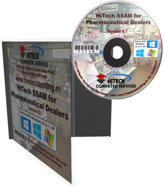 Medical Store Accounting Software CD Case