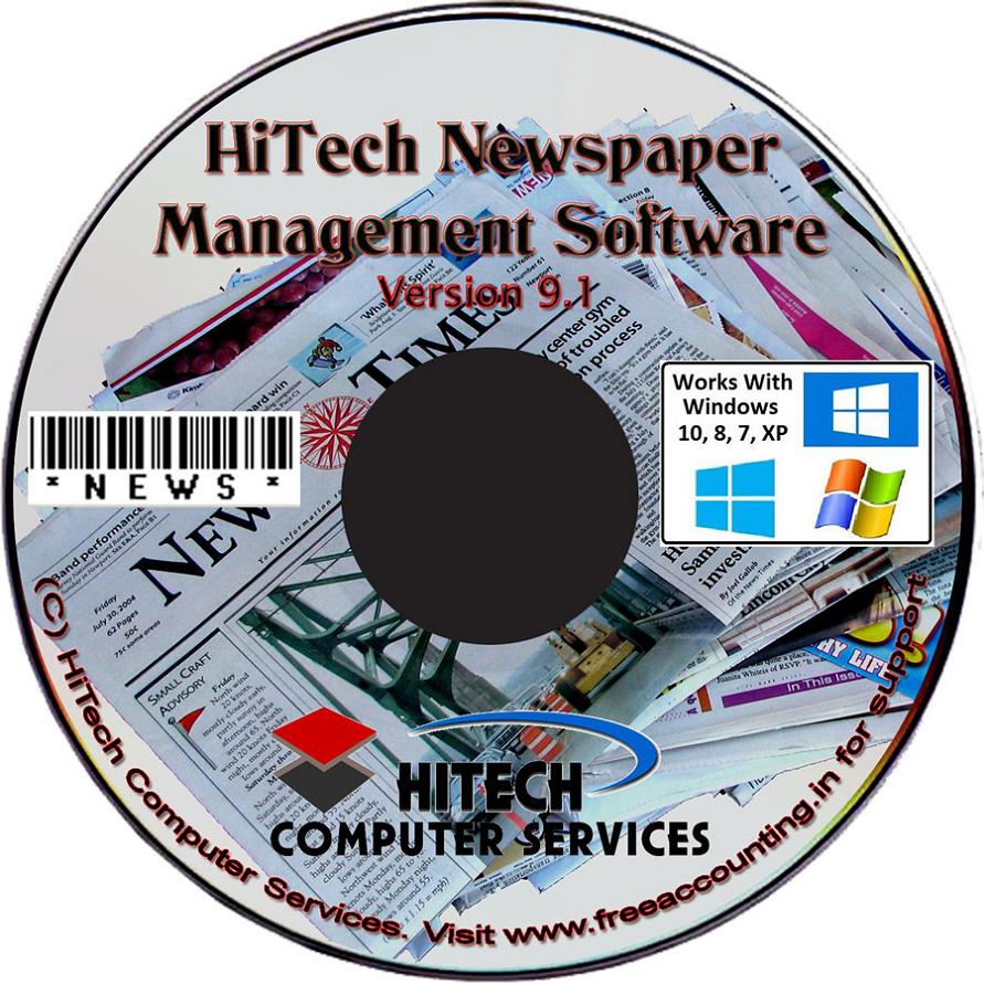 Newspaper Accounting Software CD