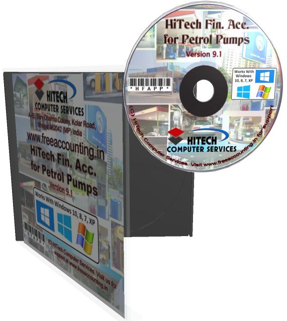 Petrol Pump Accounting Software CD Case