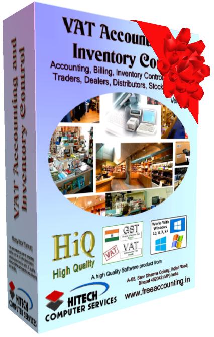 Small business tax software , VAT accounting, VAT, tax accounting software, VAT Services, VAT Accounting Software with Inventory Control, VAT Software, Business Management and VAT Accounting Software for Traders, Dealers, Stockists etc. Modules: Customers, Suppliers, Products / Inventory, Sales, Purchase, Accounts & Utilities. Free Trial Download