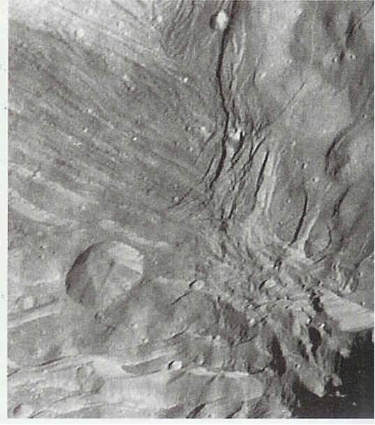 Hubble Space Telescope image of Uranus, Cliff on Miranda, Planet Uranus, the Outer Most Planet, Model of Uranus, Miranda Moon of Uranus, Planet Uranus, 