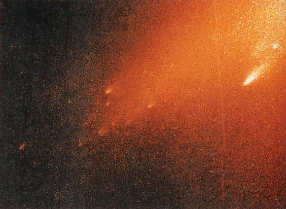 Crash Site of Shoemaker Levy Comet, Early View of Halleys Comet, Early Depiction of Comets, Comet Linear 2, Comet Linear 3, Hale Bopp Comet, Most known Halleys Comet, Shoemaker Levy 9 Breaking up, Halleys Comet Star of Bethlehem, Comet in Night Sky, Edmond Halley, Medieval Painting of Comet, Halleys Comet from Australia, Hale Bopp over Stonehenge, Halleys Comet in 1910, Comet Hits on Ganymede, Comet breaks up, Comet Colour Profile, Core of Halleys Comet, Chiron Comet Asteroid Minor Planet, Comet Linear Break up 2, Comets, Boom and Doom for Earth, Comet Linear Break up 1, Charles Messier Ferret of Comets, Nucleus of Comet, Halleys Last Round of Earth, Comets Impact Sites on Jupiter, German Painting Depicting Catastrophes, Dinosaur watches Comet, Comet Linear 1, Comet Swift Turtle 1992, Comet, 