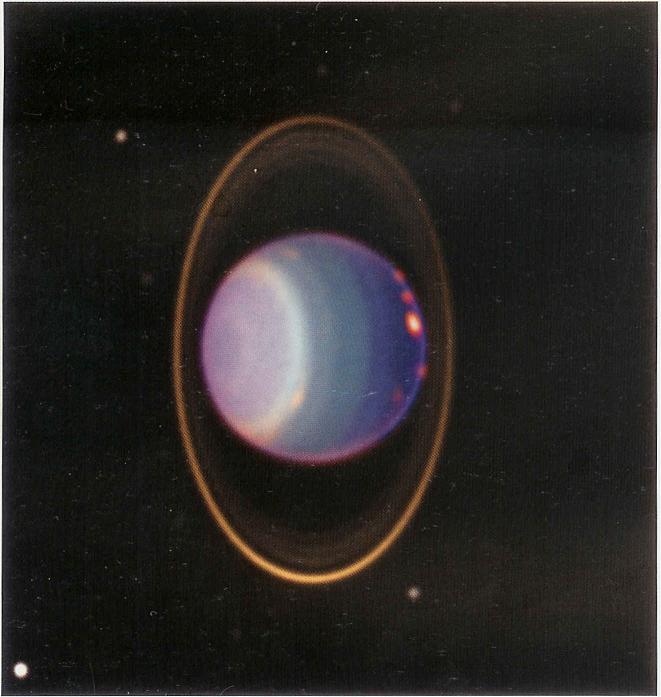 Cliff on Miranda, Planet Uranus, Miranda Moon of Uranus, Model of Uranus, Hubble Space Telescope image of Uranus, Planet Uranus, the Outer Most Planet, 