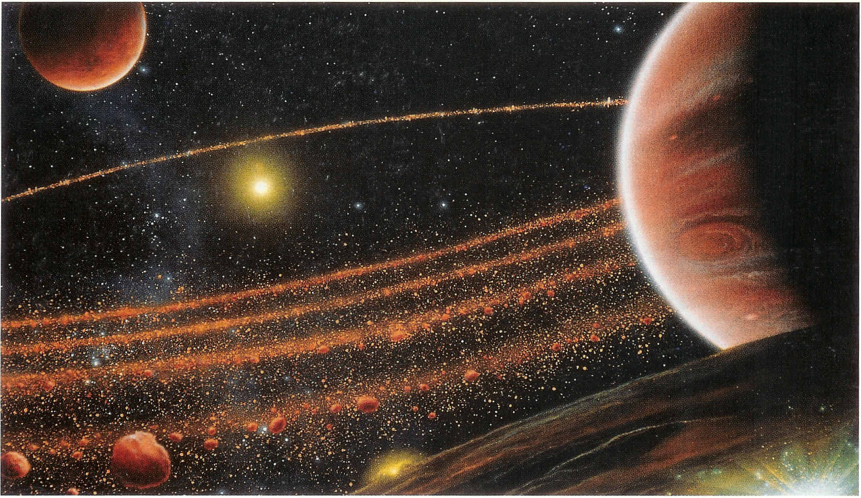 Prehistoric Meteorite, Kirkwood Gaps in Asteroid Belt, 35 Mile Asteroid Ida, Prehistoric Quebec Carter from Space, Asteroid Vesta, Asteroid burns, Prehistoric Meteorite in Namibia, 2 ton Asteroid Magnified view, Forged Iron Stone Meteorite, Ceres 940 km asteroid, Asteroids in Solar System, Ida, Asteroid Eros and Earth, Asteroid Icarus orbits around sun, Model of Chicxulub Crater, An Asteroid found on Earth, Arizona Crator by Meteorite Strike, Leonid Meteor Shower, IDA Asteroid, Leonid Storm, Eros, NEAR Spacecraft orbiting Eros Asteroid, Gaspra Asteroid, Meteor burning thru open lense, 