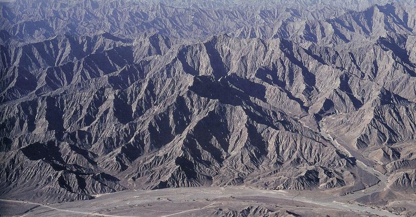 The Role of Water in Geology and Biology, Iguazu Falls Parguay, Mountains of Central Oman, 