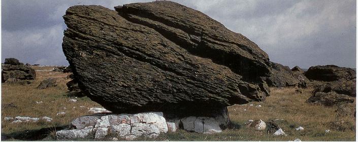 Rock Left by Ice Sheet, Satelite Imaging, Lauterbrunnen Valley Switzerland, The Vast Oceans of the Earth and Glaciers, 