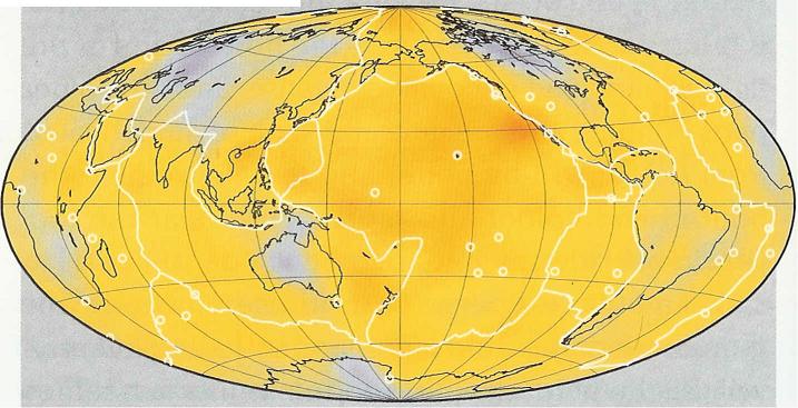 Topographic Maps of Earth, Tomographic Maps 750km, Tomographic Maps 250km, 